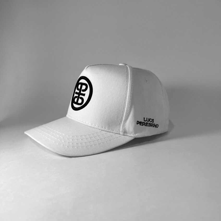 Gorra Blanca Luca Peregrino — Logo